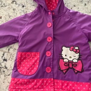 Hello Kitty toddler rain coat
